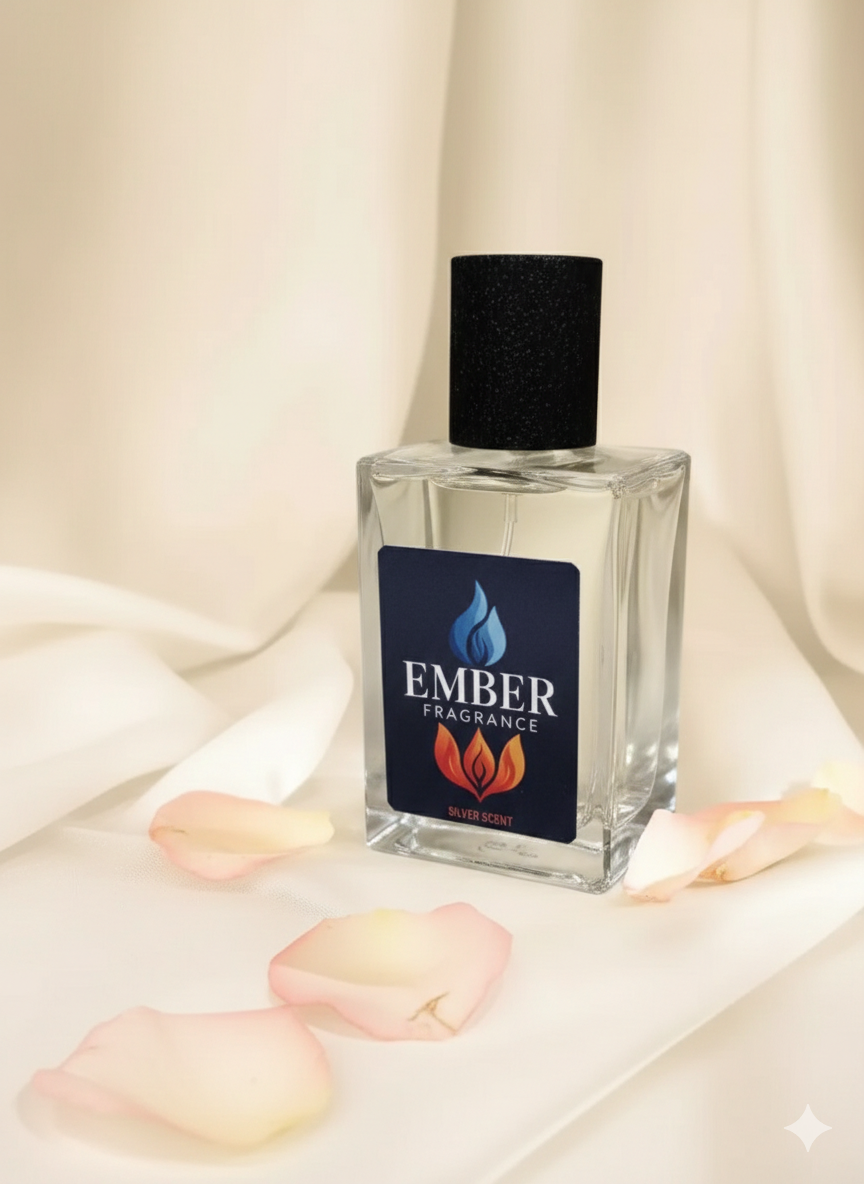 Ember Silver Scent – Premium Long-Lasting Eau de Parfum for Men